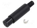 Connector: DIN mini; plug; female; PIN: 4; with strain relief; 100V LUMBERG MJ-372/4