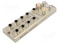 Distribution box; M12; socket; 24VDC; ADIO; IP67; IN: 16; OUT: 8 AUTONICS ADIO-EC-MA08AP-ILM