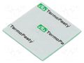 Tape: heat transfer; W: 30mm; L: 30mm; Thk: 1mm; 2.4W/mK AG TERMOPASTY THERMOPAD-24X1X30