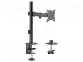 Monitor holder; 9kg; 17÷32"; Arm len: 200mm; for one monitor LOGILINK BP0170