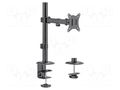 Monitor holder; 9kg; 17÷32"; Arm len: 200mm; for one monitor LOGILINK BP0171