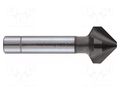 Countersink; high speed steel cobalt HSS-Co; Mounting: rod 6mm ALPEN-MAYKESTAG ALP.239701040100