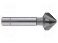 Countersink; high speed steel cobalt HSS-Co; Mounting: rod 8mm ALPEN-MAYKESTAG ALP.239001240100