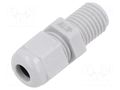 Cable gland; without nut,with long thread; M12; 1.5; IP68 TE Connectivity 1SNG601007R0000