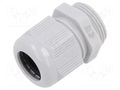 Cable gland; without nut; M25; 1.5; IP68; polyamide; light grey TE Connectivity 1SNG601076R0000