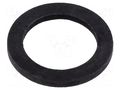 Gasket; CR caoutchouc; Thk: 1.5mm; Øint: 11.8mm; PG7; black TE Connectivity 1SNG609035R0000