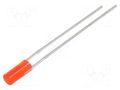 LED; red; 3mm; 100÷150mcd; 110°; Front: flat; 2.1÷2.6VDC; -30÷85°C OPTOSUPPLY OSR5JA39B4B