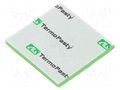 Tape: heat transfer; W: 30mm; L: 30mm; Thk: 3mm; 2.4W/mK AG TERMOPASTY THERMOPAD-24X3X30