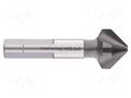 Countersink; high speed steel cobalt HSS-Co; Mounting: rod 10mm ALPEN-MAYKESTAG ALP.238002050100