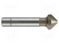 Countersink; high speed steel cobalt HSS-Co; Mounting: rod 4mm ALPEN-MAYKESTAG ALP.229000500100