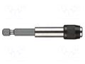 Holder; 1/4"; Overall len: 79mm; Mounting: 1/4" (C6,3mm) ALPEN-MAYKESTAG ALP.70503071100