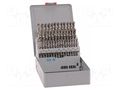 Drill set; for metal; high speed steel cobalt HSS-Co; 6÷10mm ALPEN-MAYKESTAG ALP.101241100