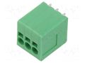 PCB terminal block; straight; 3.5mm; ways: 3; on PCBs; 24AWG÷16AWG ADAM TECH EB163A-03-A-180