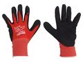 Protective gloves; Size: 11,XXL; black/red Milwaukee MW-4932471419