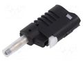 Connector: 4mm banana; plug; 36A; 30VAC; 60VDC; black; 58.6mm ELECTRO-PJP PJP1089-N
