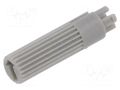 Knob; Ø4x13.3mm; grey PTR HARTMANN SA-PT654/13.3H-GY
