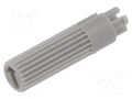 Knob; Ø4x13.3mm; grey PTR HARTMANN SA-PT654/13.3H-GY