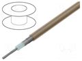 Wire: coaxial; RG400; stranded; CCS; FEP; brown,transparent; 25m TELEGÄRTNER L01001B0006