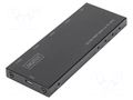 Splitter; HDCP 2.2,HDMI 2.0; 3D,4K,HDCP,HDR,UHD 2160p; metal DIGITUS DS-45323