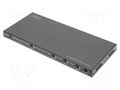 Switch; HDCP 2.2,HDMI 2.0; black; metal DIGITUS DS-55509