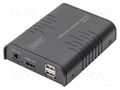 Device: KVM switch; HDCP 1.4,HDMI 1.3,USB 2.0; black; 120m DIGITUS DS-55530