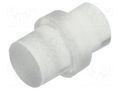 Fiber for LED; Ø3mm; L: 3mm; round; Front: flat; straight; PLP1 BIVAR PLP1-3MM-F