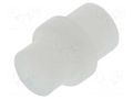 Fiber for LED; Ø3mm; L: 3mm; round; Front: flat; straight; PLP1 BIVAR PLP1-3MM-FD