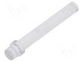 Fiber for LED; Ø3mm; L: 21.1mm; round; Front: flat; straight; PLP1 BIVAR PLP1-830-F