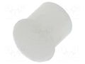 Fiber for LED; Ø3mm; L: 2.5mm; round; Front: convex; straight; PLP2 BIVAR PLP2-100-D