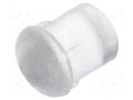Fiber for LED; Ø3mm; L: 3mm; round; Front: convex; straight; PLP2 BIVAR PLP2-3MM