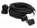 Cable: eMobility; 1x0.75mm2,5x6mm2; 400V; 22kW; IP55; three-phase DIGITUS DK-3P32-050