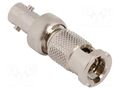 Adapter; HD-BNC male,HD-BNC female; Insulation: PTFE; 75Ω; brass AMPHENOL RF APH-HDBNCP-J