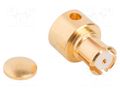 Connector: coaxial; plug; female; angled 90°; 50Ω; soldering; SMP AMPHENOL RF SMP-FR-C06