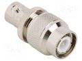 Adapter; BNC female,TNC male; Insulation: PTFE; 50Ω; brass; 4GHz AMPHENOL RF 000-79675