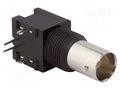 Connector: BNC; socket; female; angled 90°; 75Ω; THT; polypropylene AMPHENOL RF 031-71053-1010