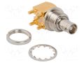 Connector: Micro BNC; socket; female; angled 90°; 75Ω; THT; PTFE AMPHENOL RF 034-1140-12G