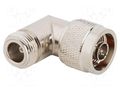 Adapter; N male,N female; Insulation: PTFE; 50Ω; brass; 11GHz AMPHENOL RF 082-64