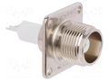 Connector: coaxial; socket; female; straight; 50Ω; soldering; 4GHz AMPHENOL RF 082-805