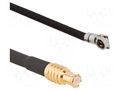 Cable; AMC4 female,MCX,MMCX male; angled,straight; 0.1m AMPHENOL RF 095-900-562-100