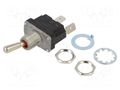 Switch: toggle; Pos: 2; SPST; OFF-ON; 16A/250VAC; 16A/30VDC; TB; IP68 CANAL ELECTRONIC TB2-AB12-1