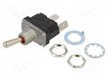 Switch: toggle; Pos: 2; SPST; OFF-ON; 16A/250VAC; 16A/30VDC; TB; IP68 CANAL ELECTRONIC TB2-AB12-1