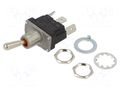 Switch: toggle; Pos: 2; SPDT; ON-ON; 16A/250VAC; 16A/30VDC; TB; IP68 CANAL ELECTRONIC TB2-AB13-1