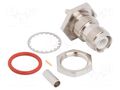 Connector: RP-TNC; socket; male,reverse; straight; 50Ω; IP67; PTFE AMPHENOL RF 122192-15RP