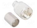 Connector: UHF (PL-259); plug; male; straight; crimped; for cable AMPHENOL RF 182130-10