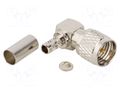 Connector: UHF mini; plug; male; angled 90°; soldering,crimped AMPHENOL RF 182324