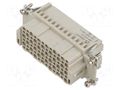 Connector: HDC; contact insert; female; DDD; PIN: 72; 72+PE; crimped DEGSON ELECTRONICS DDD-072-FC