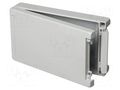Enclosure: multipurpose; X: 173mm; Y: 299mm; Z: 60mm; BOCUBE ALU BOPLA BA-281706-7035