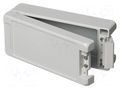 Enclosure: multipurpose; X: 86mm; Y: 199mm; Z: 60mm; BOCUBE ALU; grey BOPLA BA-180806-F-7035