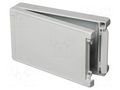 Enclosure: multipurpose; X: 173mm; Y: 299mm; Z: 60mm; BOCUBE ALU BOPLA BA-281706-F-7035