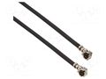 Cable; AMC female,both sides; angled; 0.12m; 50Ω AMPHENOL RF A-1PA-137-120B2